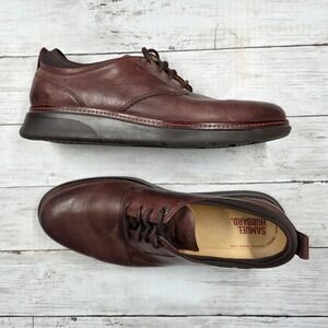 Samuel‎ Hubbard Oxford Mens 11.5M Brown Hubbard Free M2165 Leather Comfort Derby